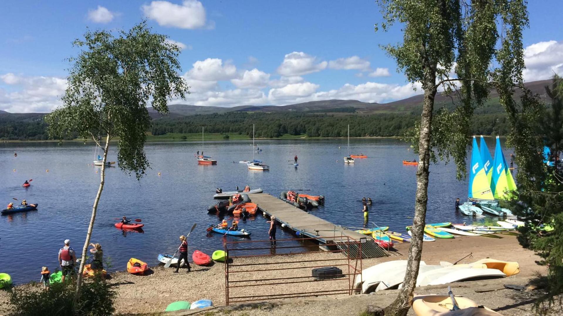 Loch Insh Chalets Ltd كينغكرايغ المظهر الخارجي الصورة